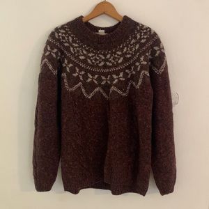 L.L. BEAN wool sweater